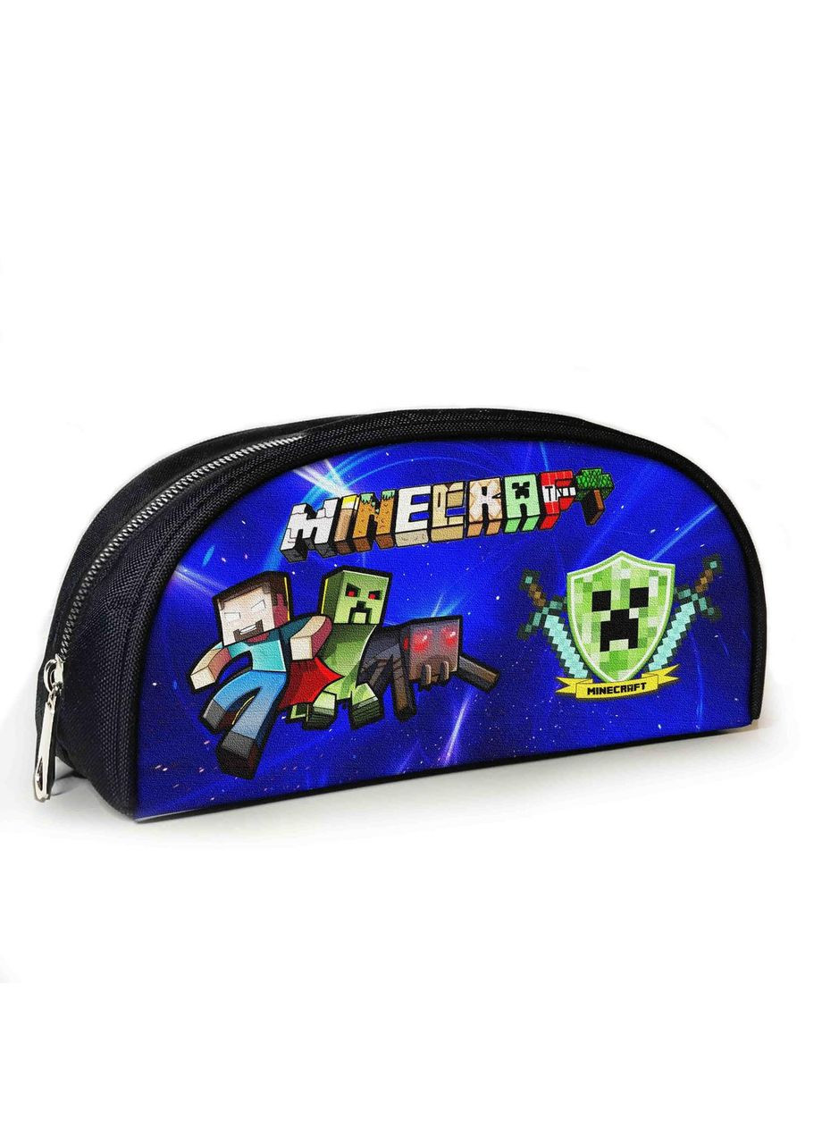 Пенал шкільний Minecraft Кріпер 23х10х8 см з принтом для хлопчика (3146) No Brand (340843395)
