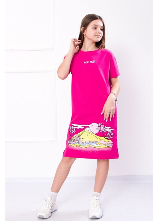 Розовое платье для девочки (подростковое) (p-6030) Носи своє (253202186)