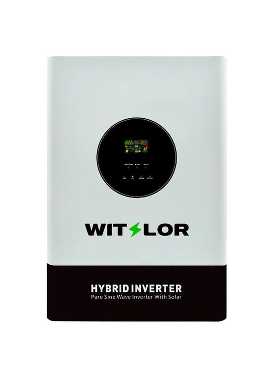 Гибридный инвертор HF6248-B, 1Ф-11kW, 48V, 200-400V, MPPT 90-500VDC, PV 500VDC, 12kg Witslor (371294242)