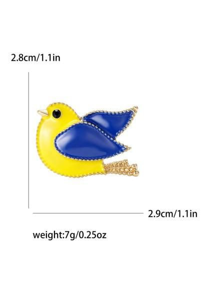 Брошка "Голуб", брошка шпилька, символ України, жовто-блакитна SHE (295552476)