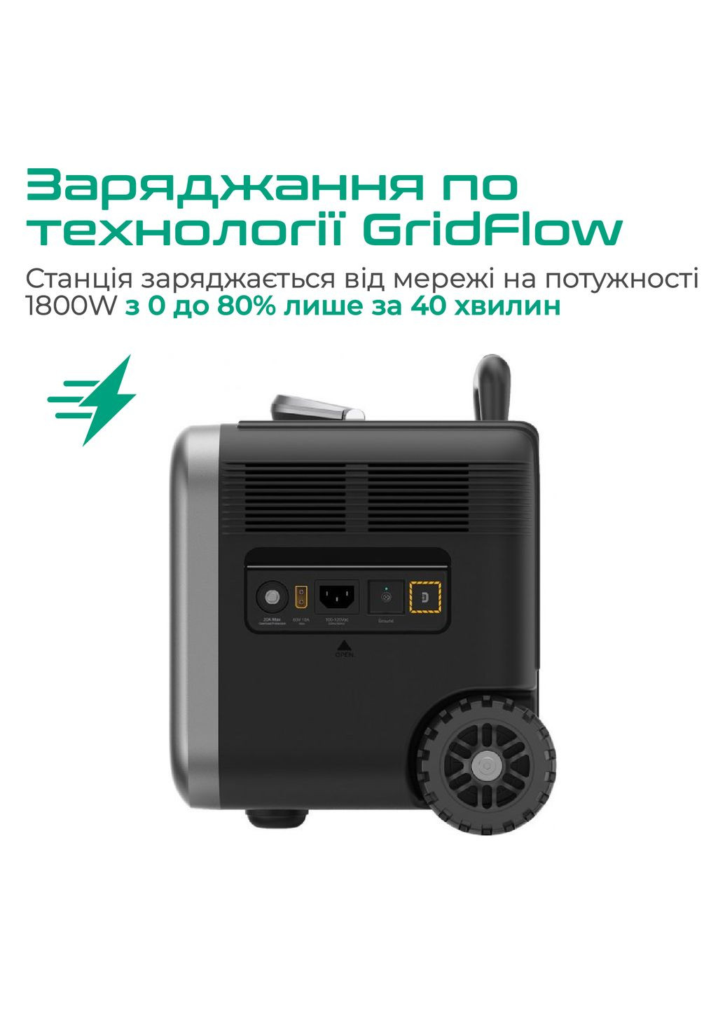 Зарядна станція 1440 Wh (ZDSBP1500-bk-eu) Zendure (315435964)