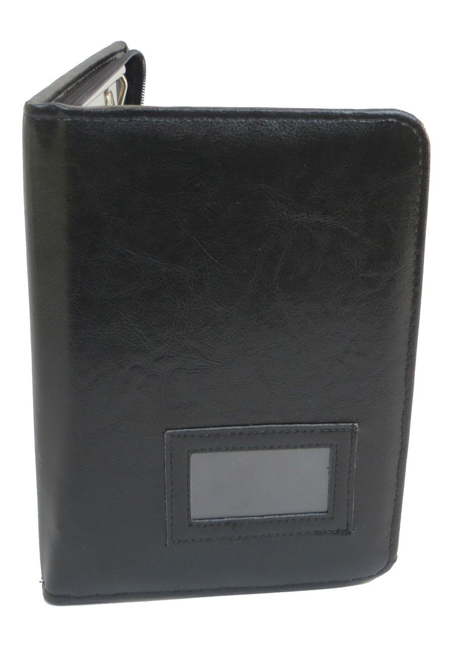 Папка формату А5 із еко шкіри AK-21B Чорна JPB (297643309)