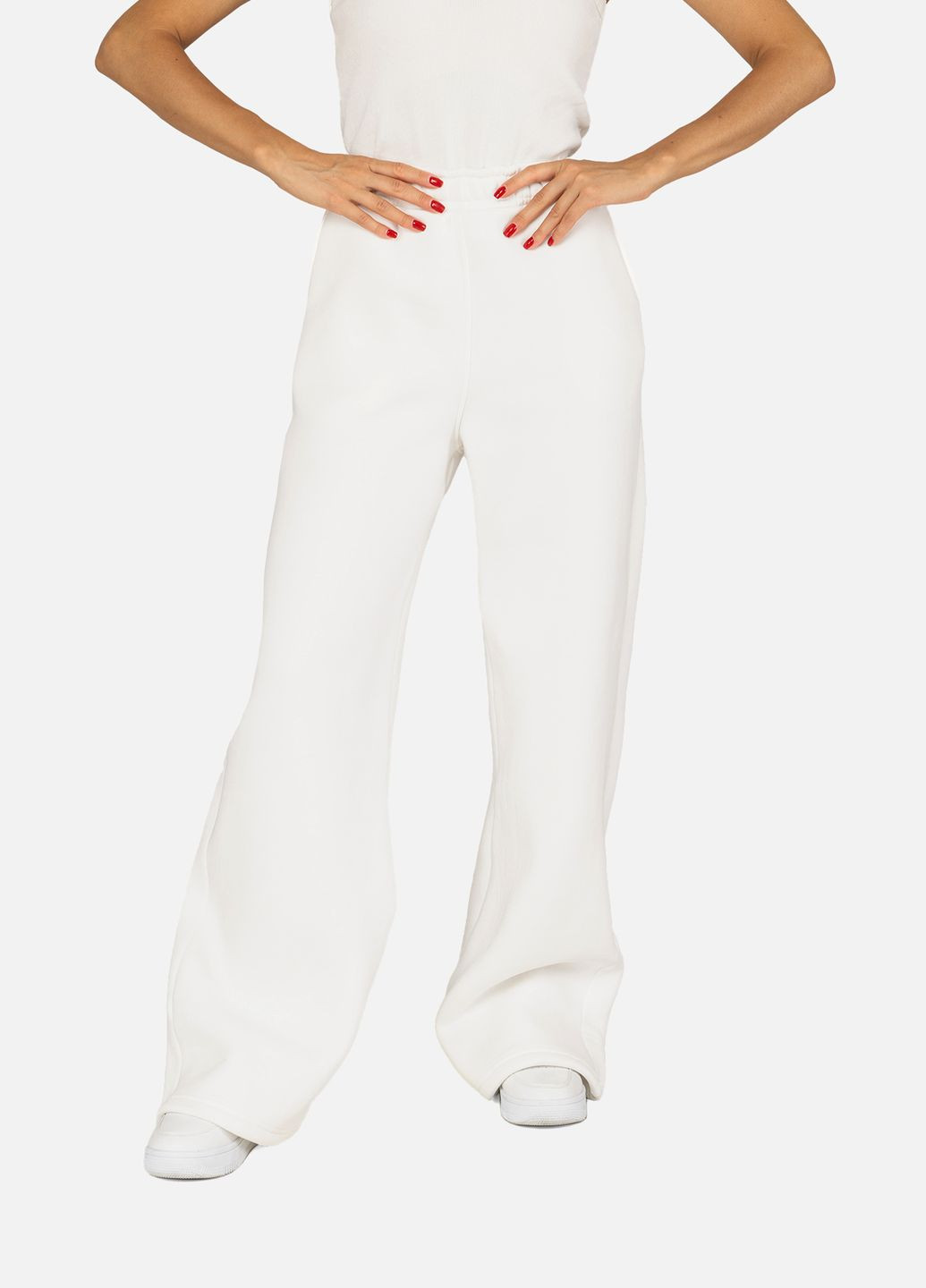 Жіночі спортивні штани колір молочний ЦБ-00254573 Yuki (306713268)