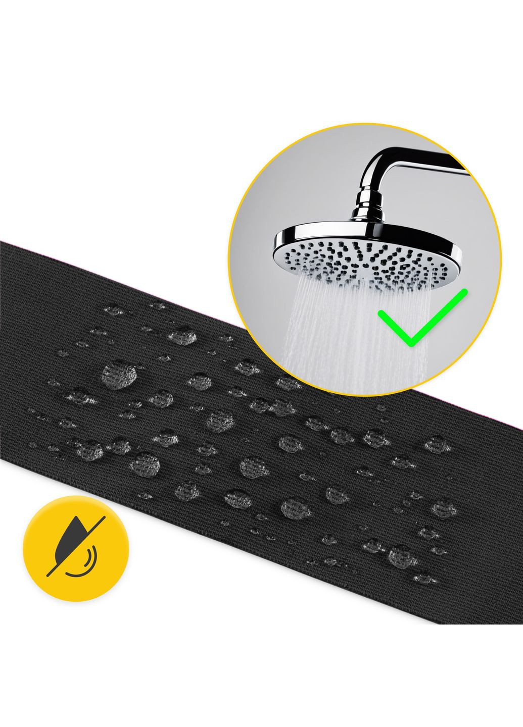 Лента кинезиологическая (кинезио тейп) 5 см x 31 м Black (P-5905973405522) 4FIZJO (345214481)