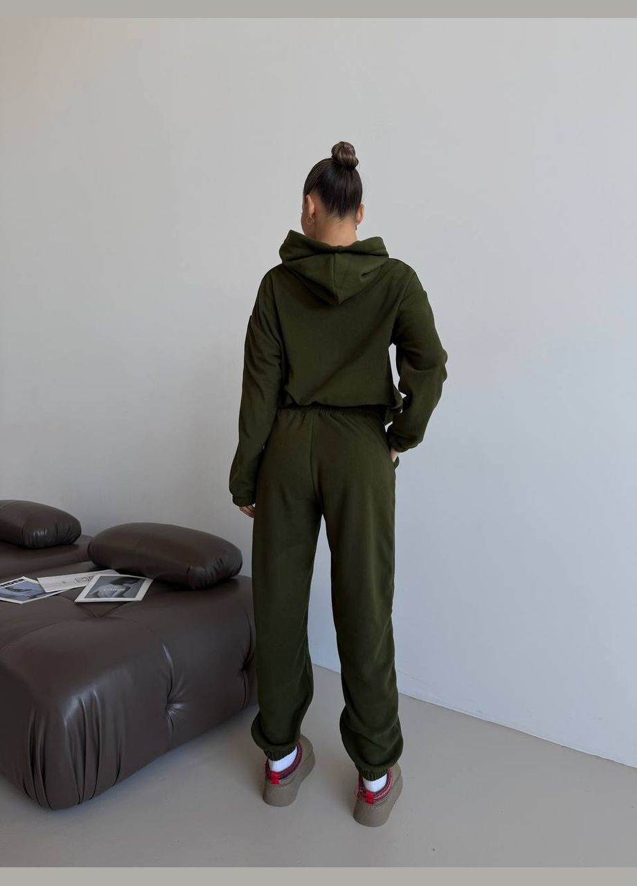 Базовый флисовый костюм с худыми и джогерами Adelante (316354757)