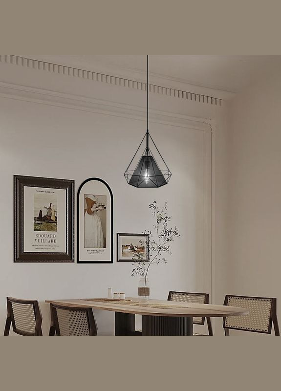 Люстра в стилі лофт GLD-18110-1-D390-BLACK Valeso (358059709)