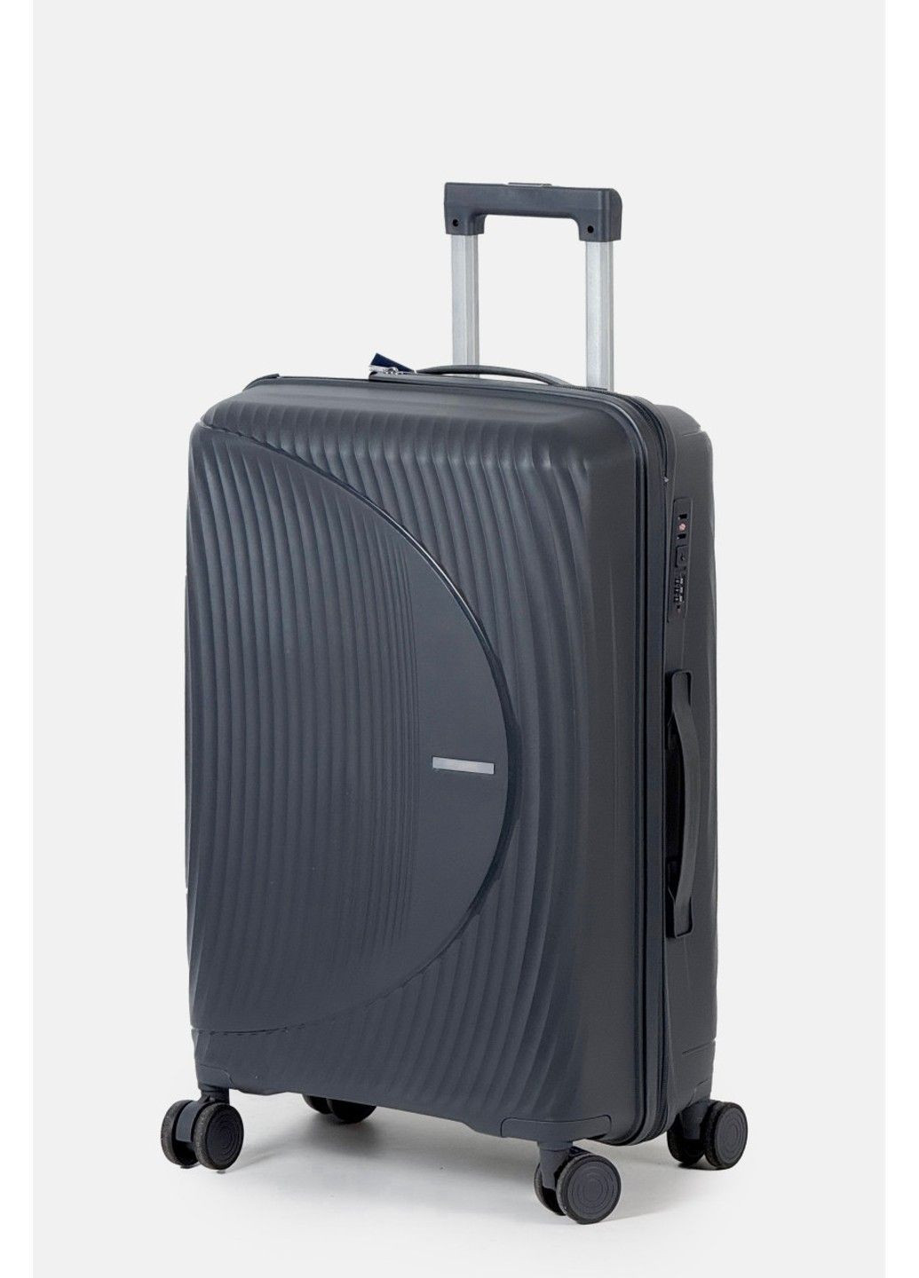 Средний пластиковый чемодан 608-2-DG Tourist (370853679)