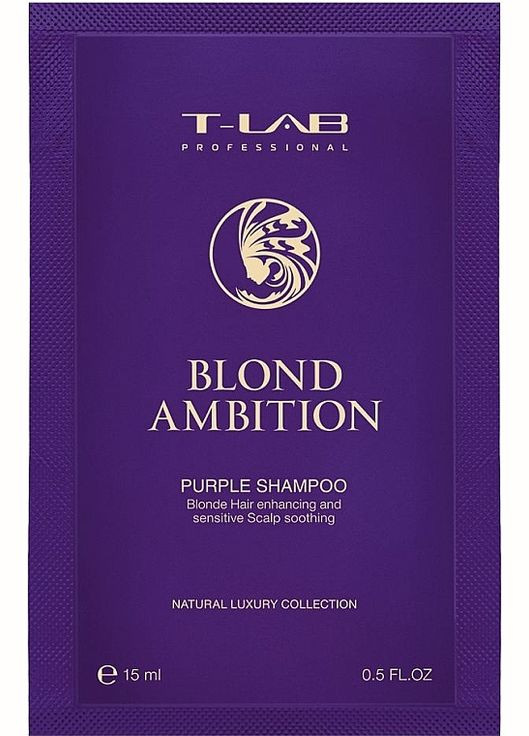 Шампунь для корекції кольору та відновлення (пробник) Blond Ambition Purple Shampoo 15ml (1212262-188212) T-Lab Professional (368605854)