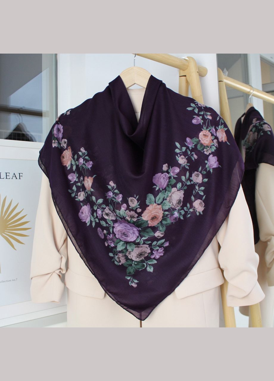 Хустка баклажанова батистова "Лейла" 324016 Angel (322502002)