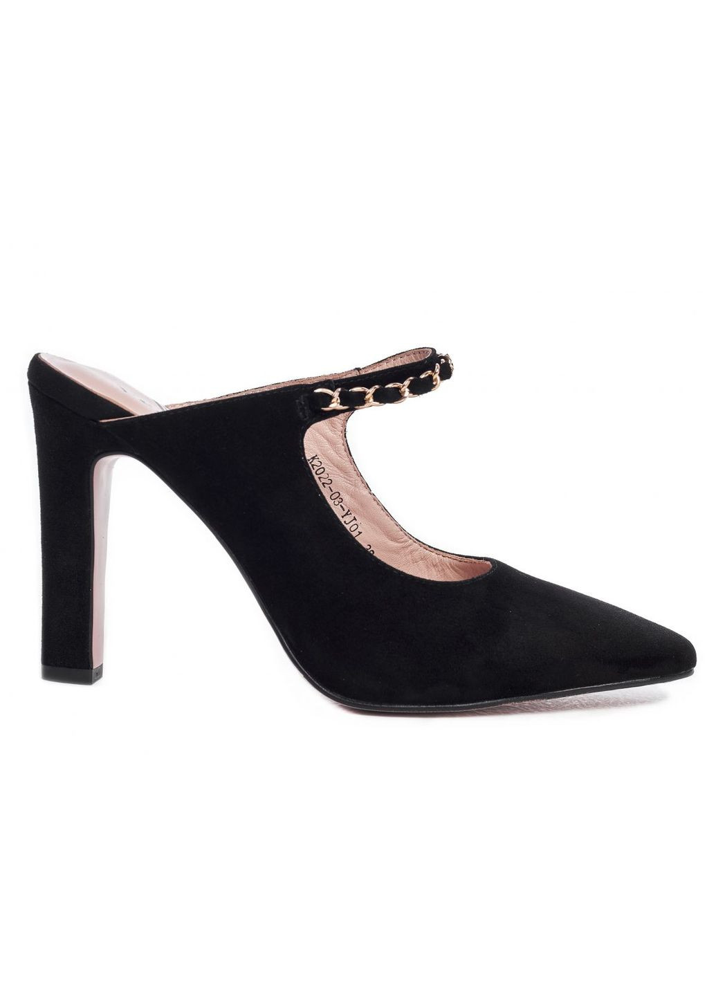 Черные замшевые мюли 4168 Veritas