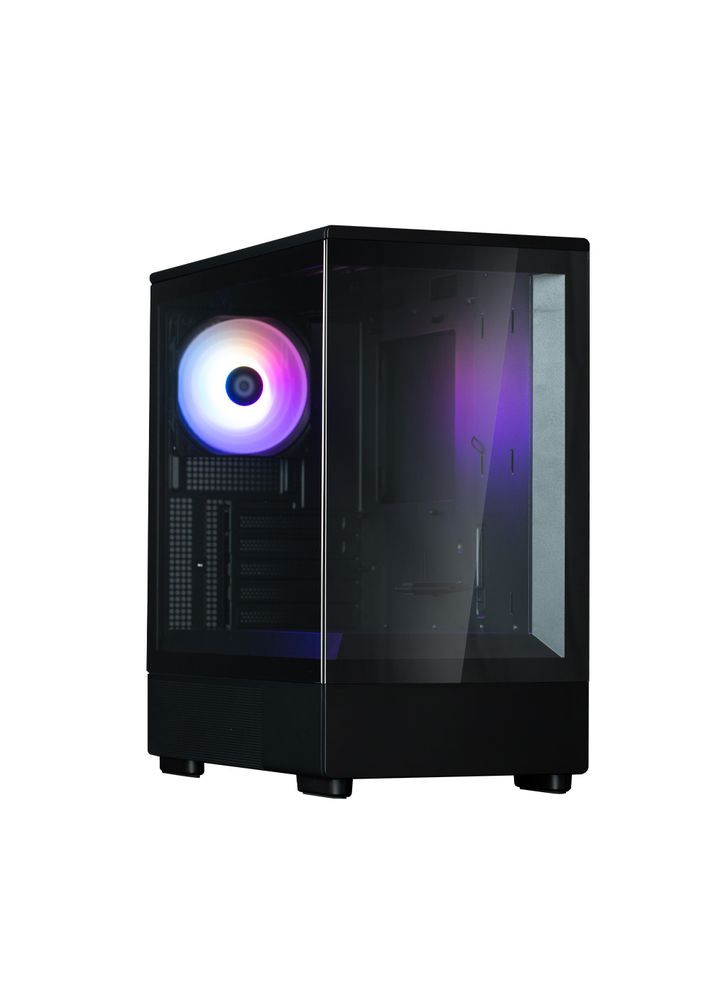 Корпус P10 без БП, 1xUSB3.0, 1xUSBType-C, 1x120мм ARGB, VGA 384мм, LCS ready, TG Side Panel, mATX, чорний Zalman (314780317)