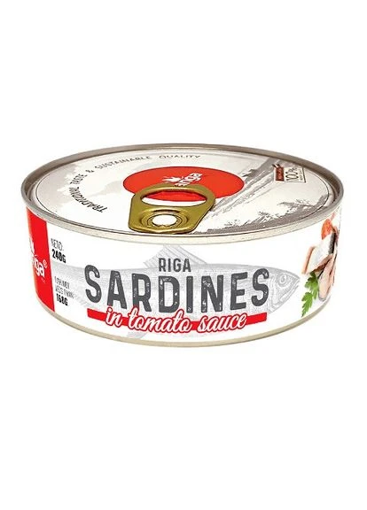 Сардины Riga Sardines in tomato sause 240 г Banga (394961054)