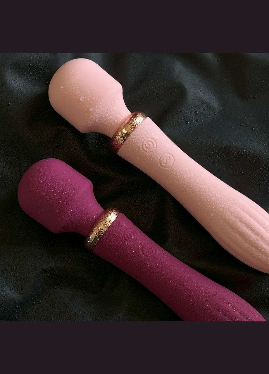 ПРЕМІУМ Вібратор мікрофон з підігрівом, двосторонній жіночий вібратор для сексу. Потужний стимулятор No Brand (302002142)