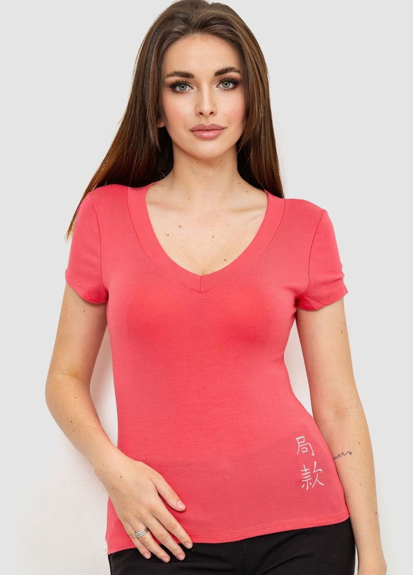 Коралова футболка жіноча Ager 186R528