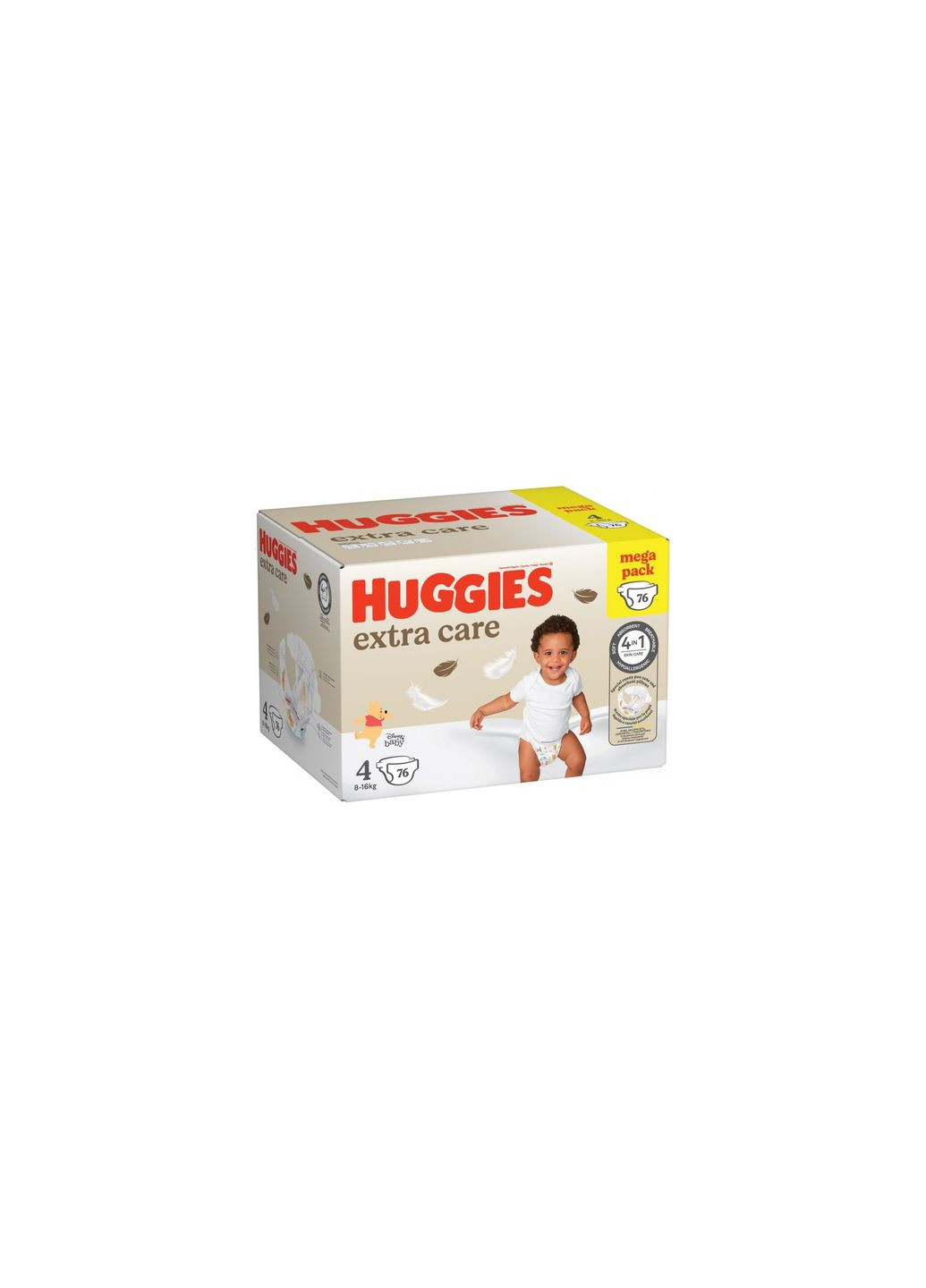 Підгузки Huggies extra care size розмір 4 (8-16 кг) 76 шт (268141161)