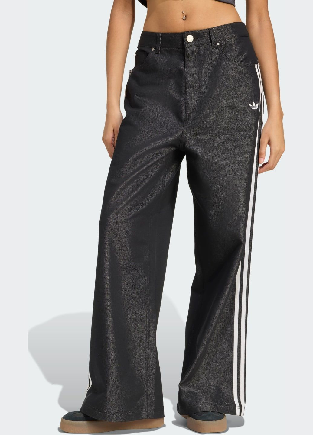 Джинсы Adilenium Season 4 Teamgeist Baggy Shine adidas (356454943)