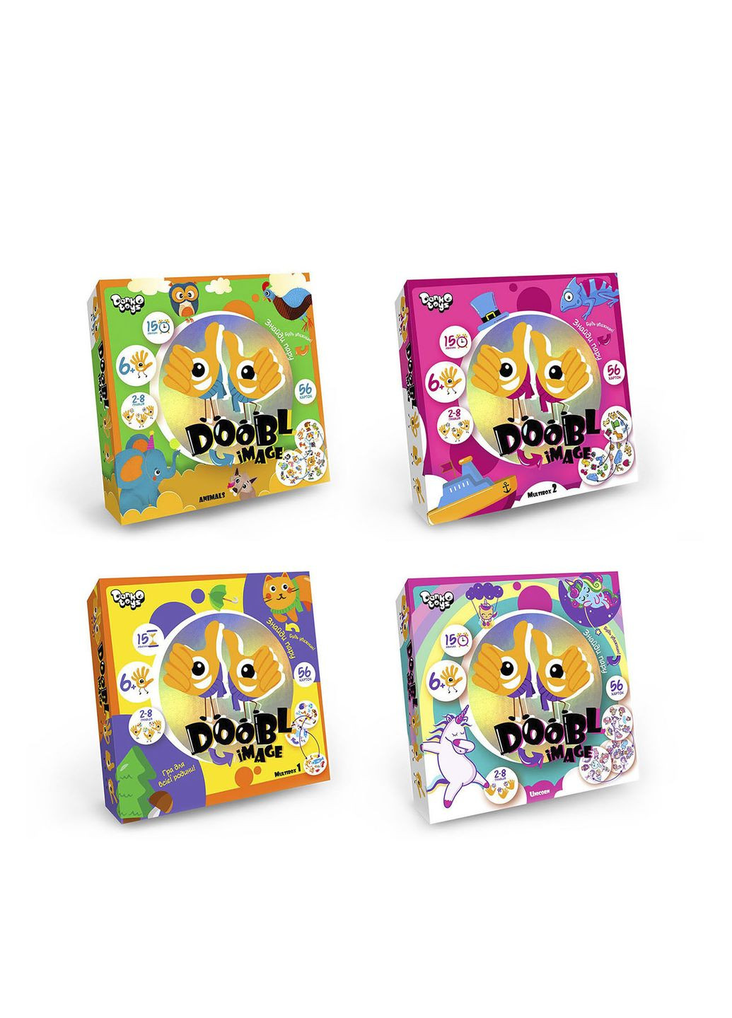 Настільна розважальна гра "Doobl Image" колір різнокольоровий ЦБ-00260840 Danko Toys (307362260)