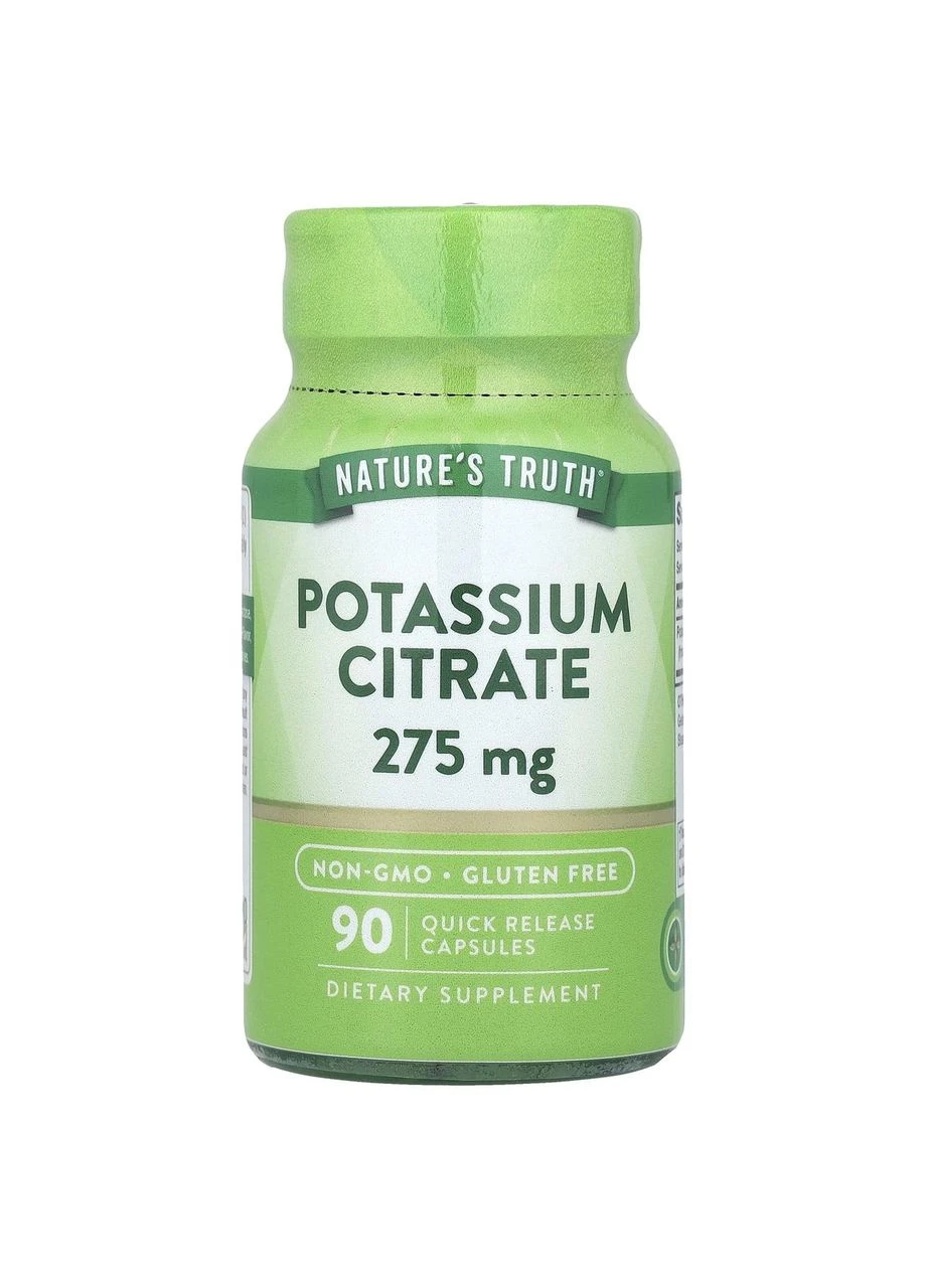 Калій цитрат Potassium Citrate 275 мг 90 капсул Nature's Truth (380909573)