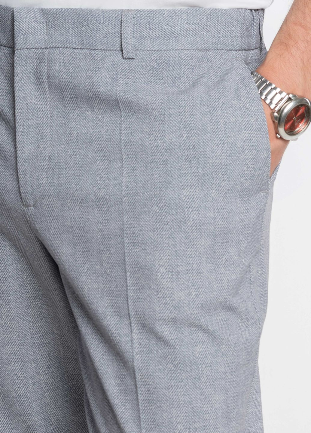 Серые кэжуал зимние брюки Arber