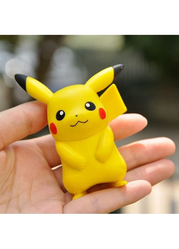 Фігурки Покемон Пікачу Pokemon Pikachu Чармандер Бульбазавр Біртл Джіґліпафф набір 6 шт 6-8 см Shantou (393632623)