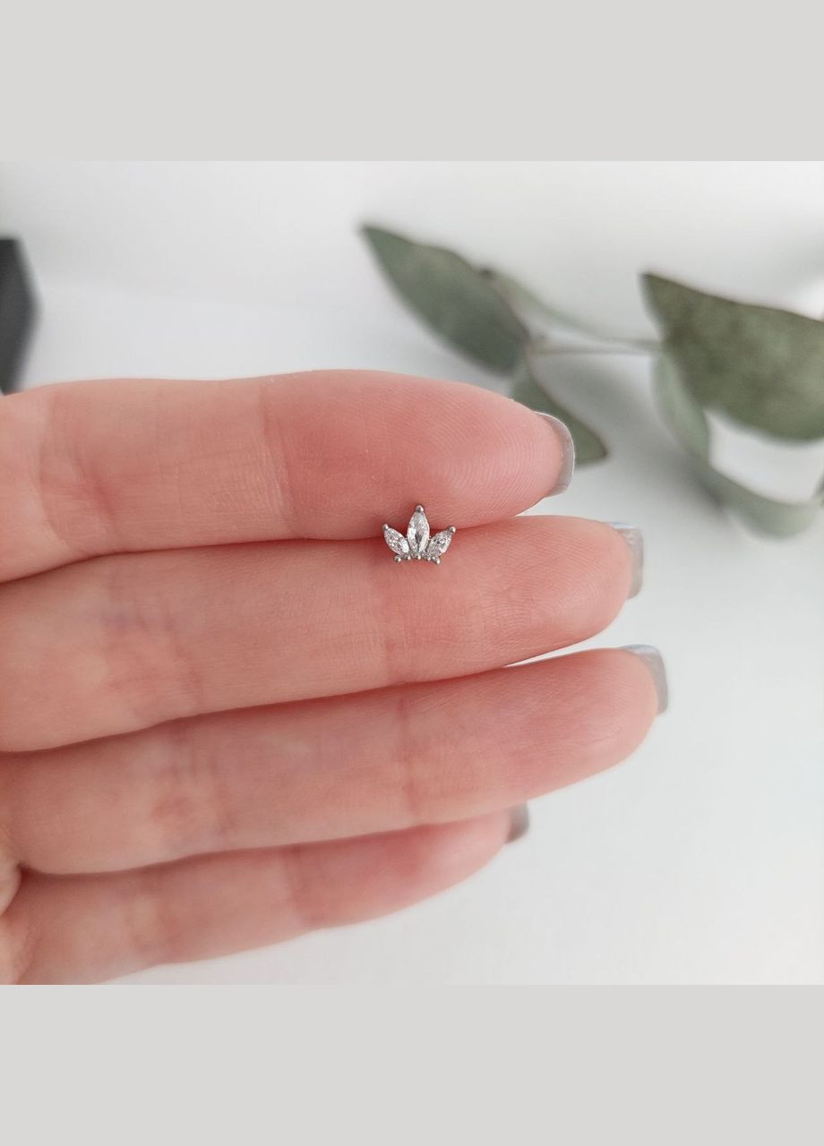 Сережка штанга для хряща вуха MK1197-5 DeKolie (315023853)