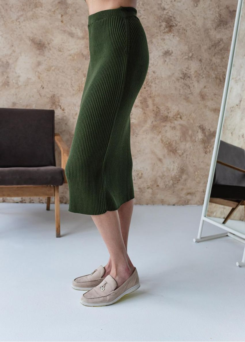 В'язана жіноча спідниця-міді Katrin ARTKNIT (ak33042p) Art Knit (366873174)