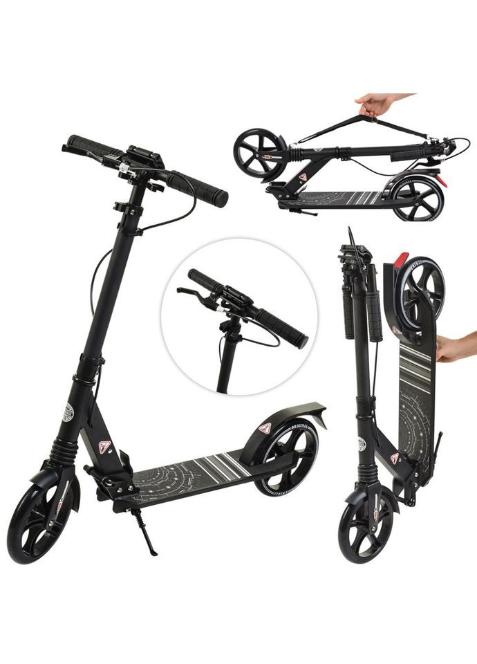 Самокат двоколісний SR 2-058 з підніжкою і ручним гальмом iTrike (365801923)