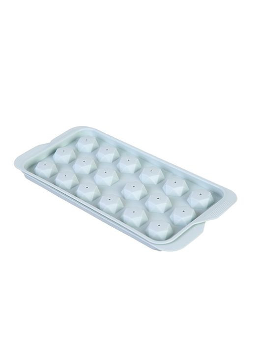 Пластиковая форма для льда 1178 Бриллиант Blue 18 отделений 6 шт. Lesko (336199700)