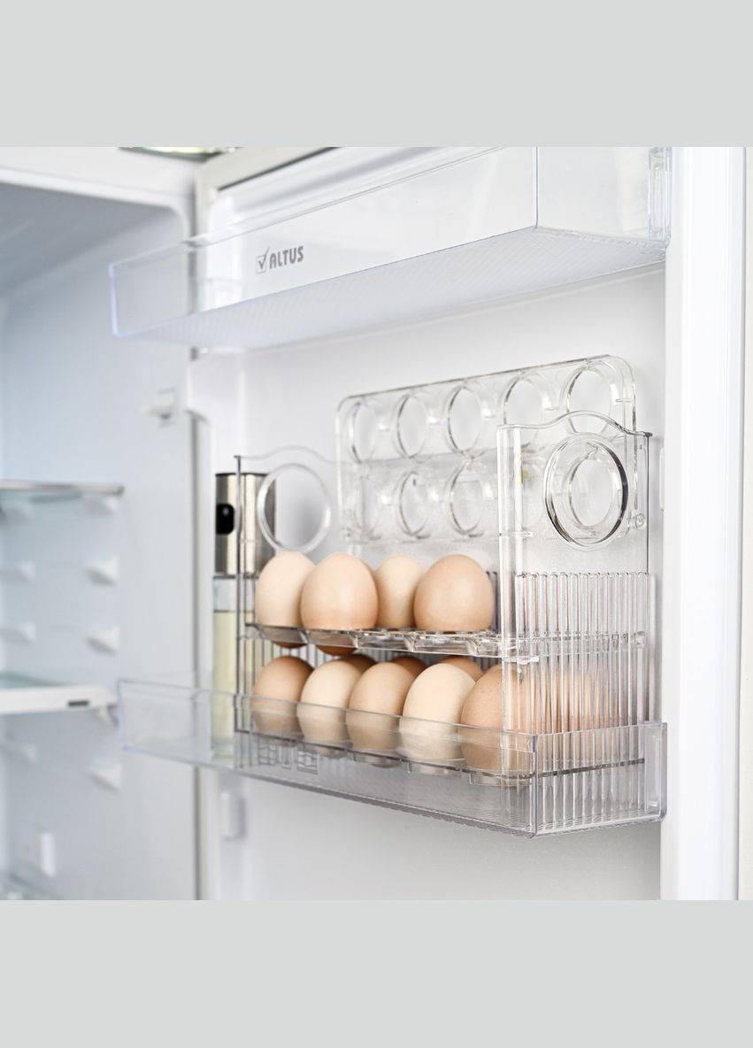 Контейнер трирівневий для яєць MY HOME Прозорий (KP-70 T) MVM (301002371)