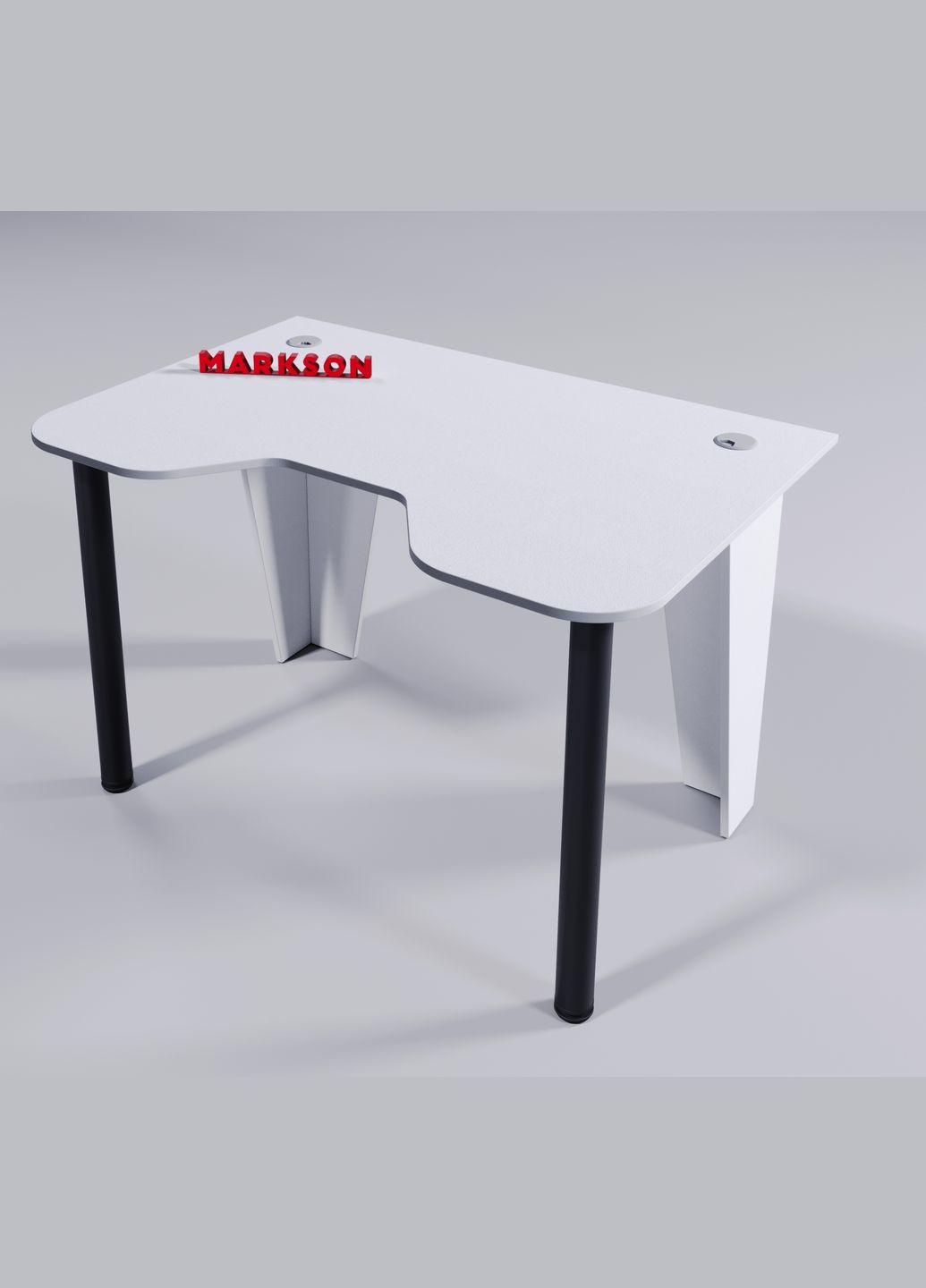 Геймерский компьютерный стол "STALKER" белый, игровой Markson MS900 білий (319155128)