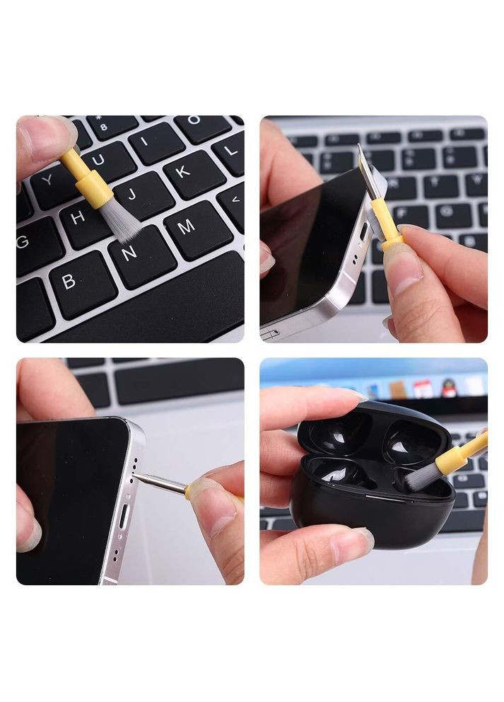 Набір 3 в 1 дзеркало щіточка та підставка синій (NR0123_2) No Brand (370718948)