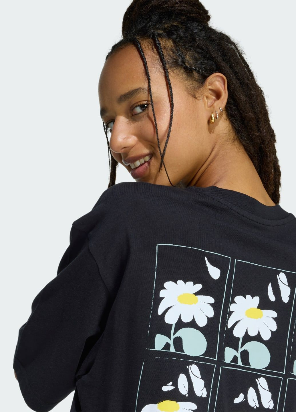 Футболка SOFT SIDE OVERSIZED GRAPHIC adidas - (372808146)