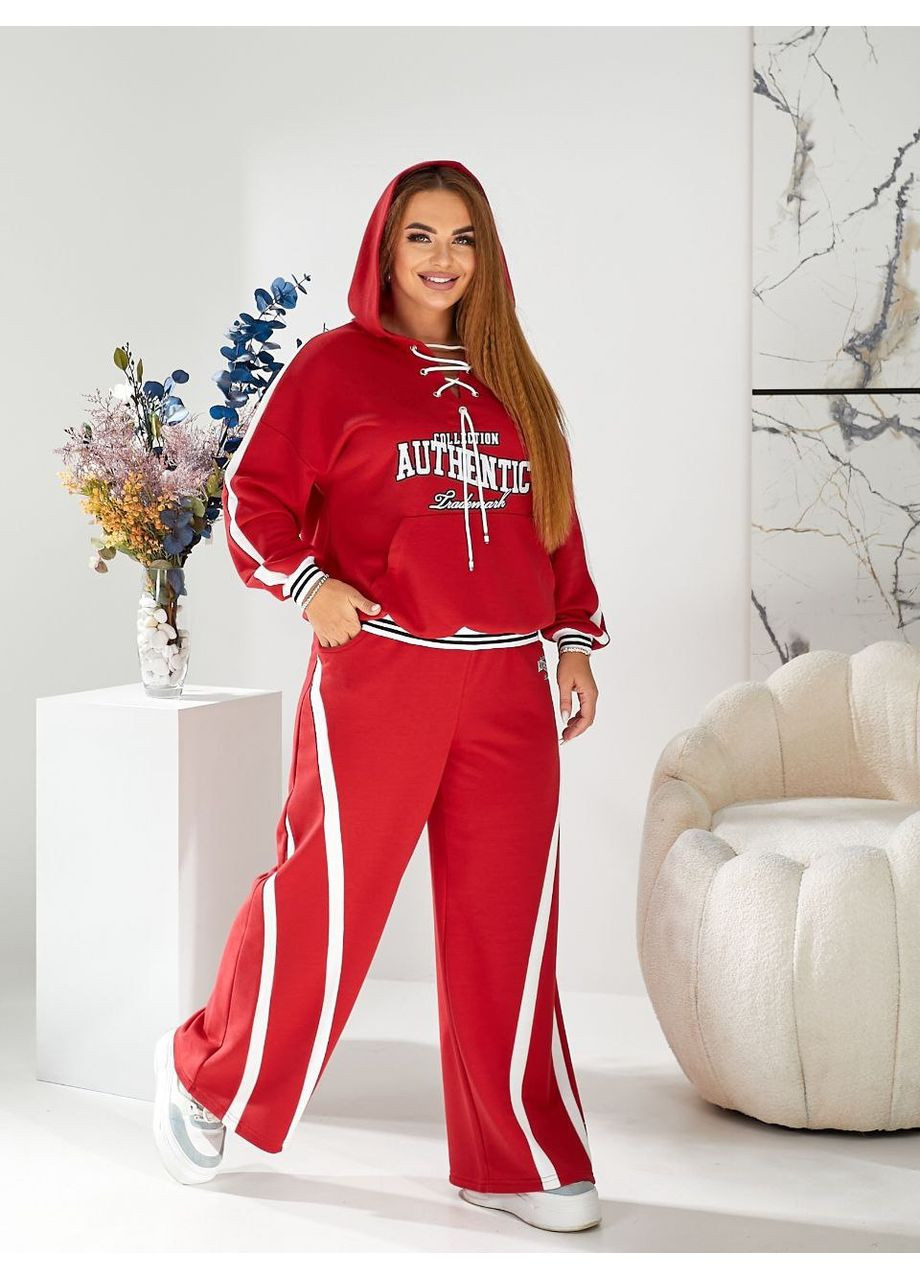 Костюм прогулочный трехнить петля брюки палаццо и кофта Україна (353309209)