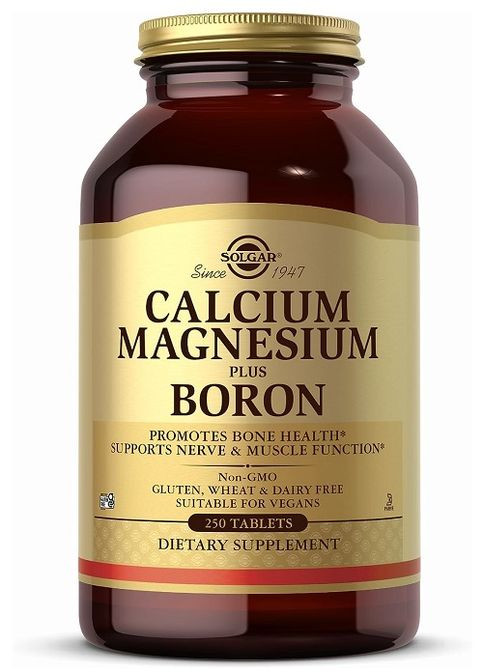 Calcium Magnesium Plus Boron 250 Tabs Solgar (289355432)