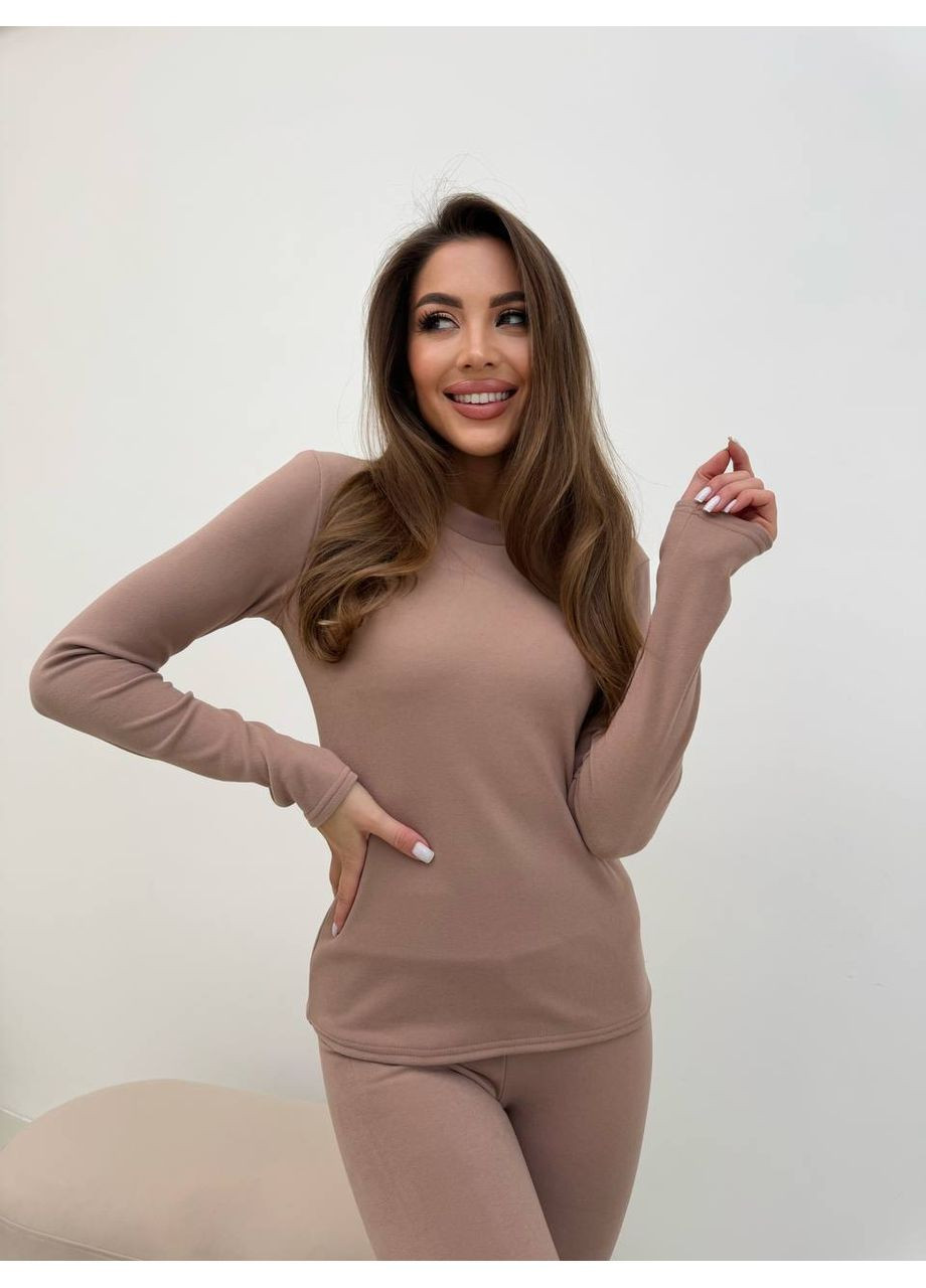 Женский термокомплект лонгслив + лосины MonCher (362206399)