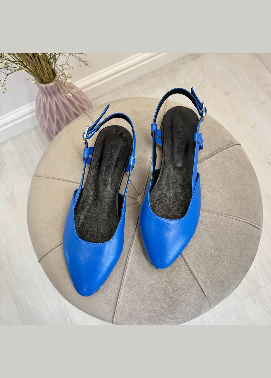 Женские балетки женские кожаные с заостренным носочком.. 39 размер Vasha para | (338794196)