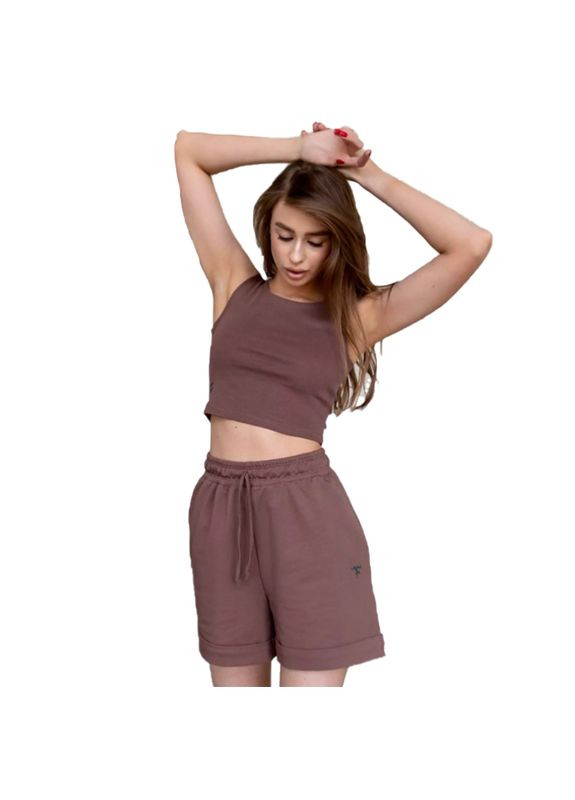 Женская майка в рубчик N9-RB, (06399882) TOTALFIT (360620677)