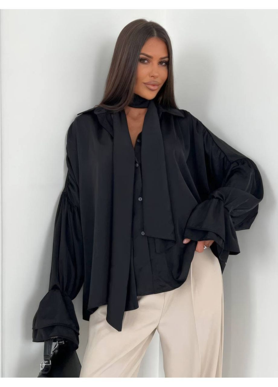 Чёрная блуза женская No Brand