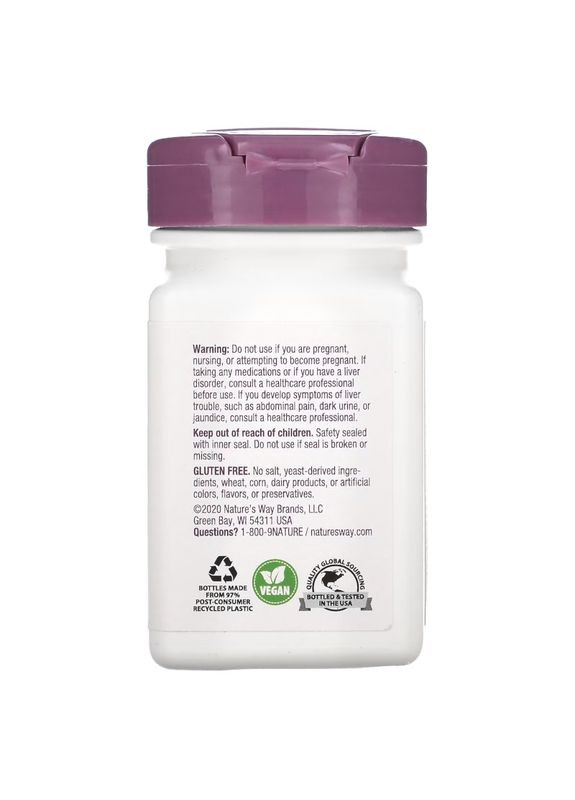 Натуральна добавка EstroSoy Menopause Relief Blend, 60 вегакапсул Nature's Way (334706427)