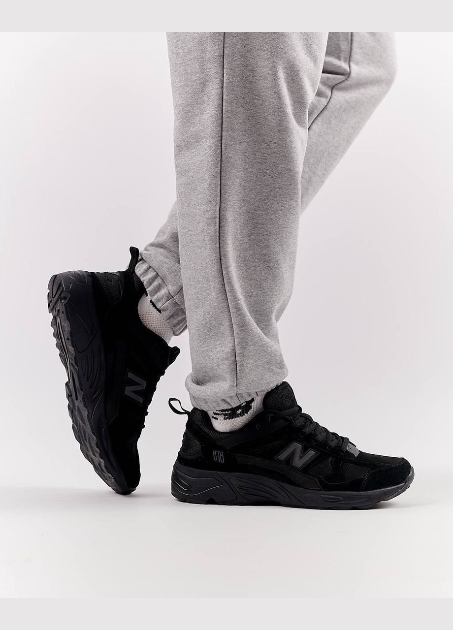 Черные демисезонные кроссовки мужские, вьетнам New Balance 878 Black