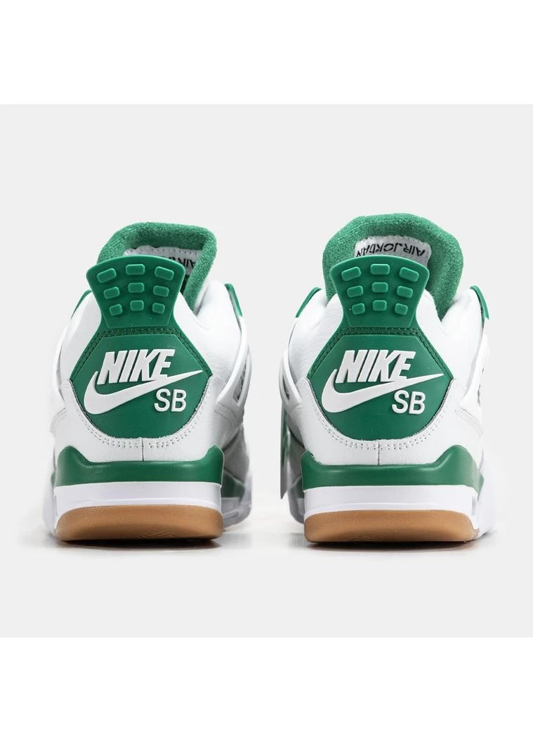 Зелені кросівки чоловічі nike air jordan 4 sb pine green найк аір джордан зелені демісезон No Brand