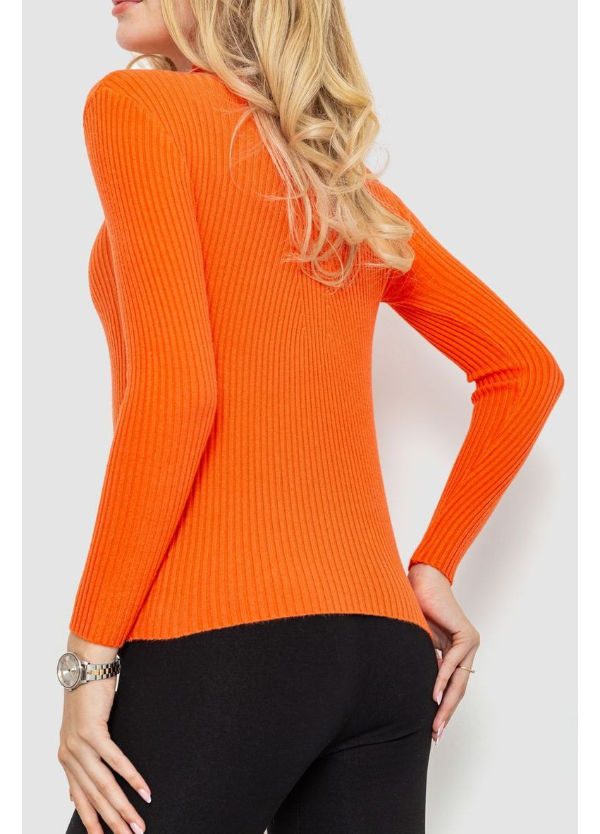 Гольф жіночий однотонний, колір помаранчевий, 204R016 Ager (315789358)