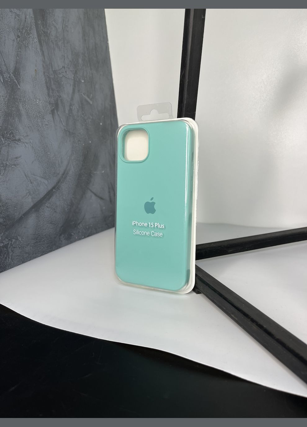 Чохол на iPhone 15 відкрита камера, закритий низ silicone case на apple айфон Brand iphone15plus (294092138)