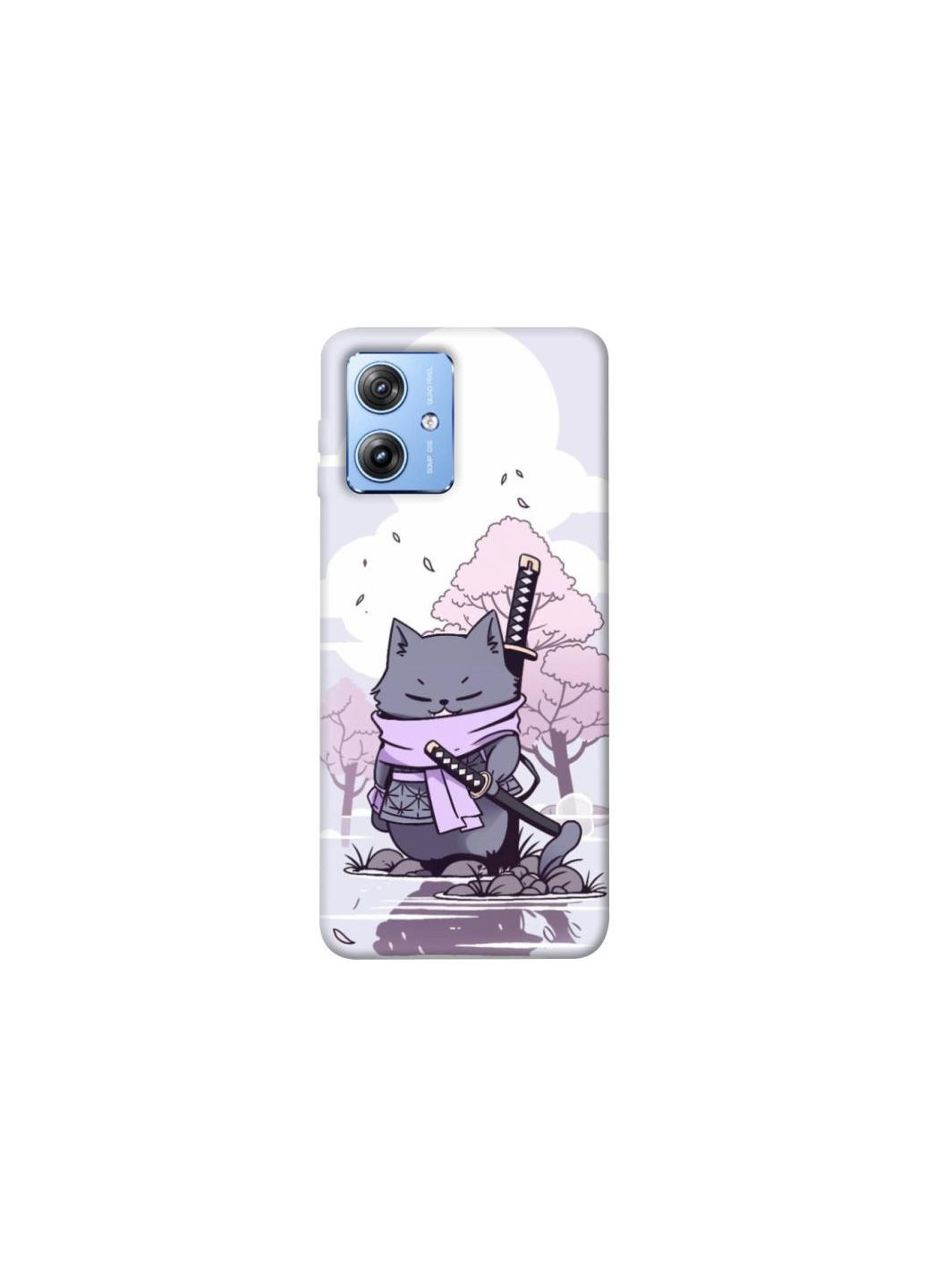 Чохол на Motorola Moto G84 Samurai cat Frontalka (352202717)