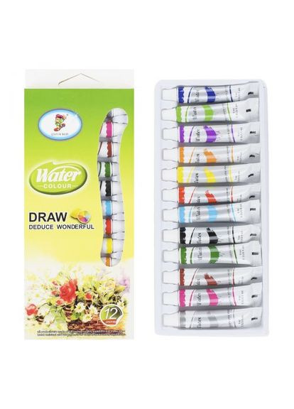 Краски акварельные художественные, 12 цветов MIC (361413284)