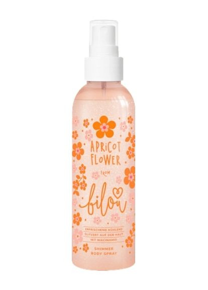 Спрей для тела с шиммером Apricot Flower Spray 150ml (1468917-33052407) Bilou (368639652)