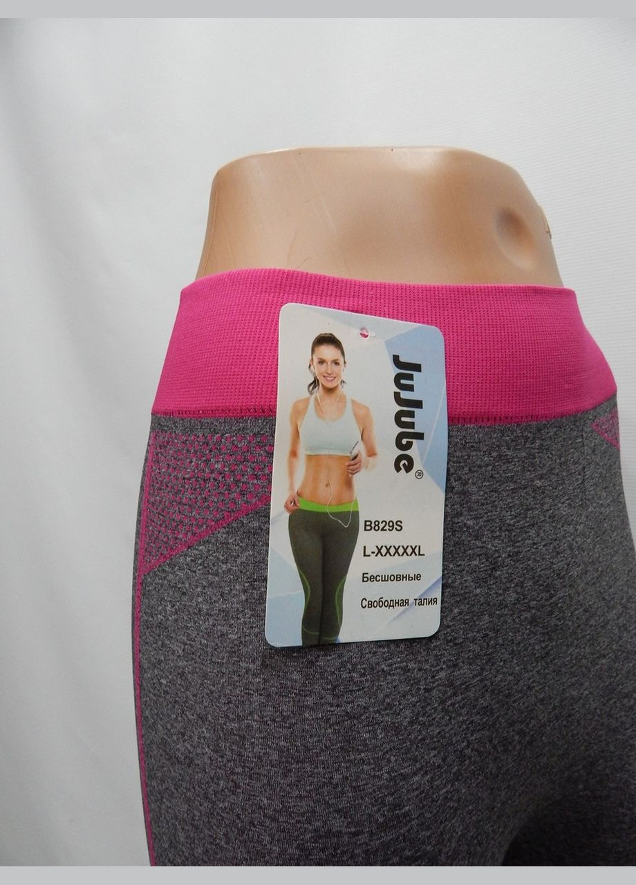 Лосіни спорт жіночі, безшовні, вільна талія р.40, 42, 44 103лж Jujube (304060696)