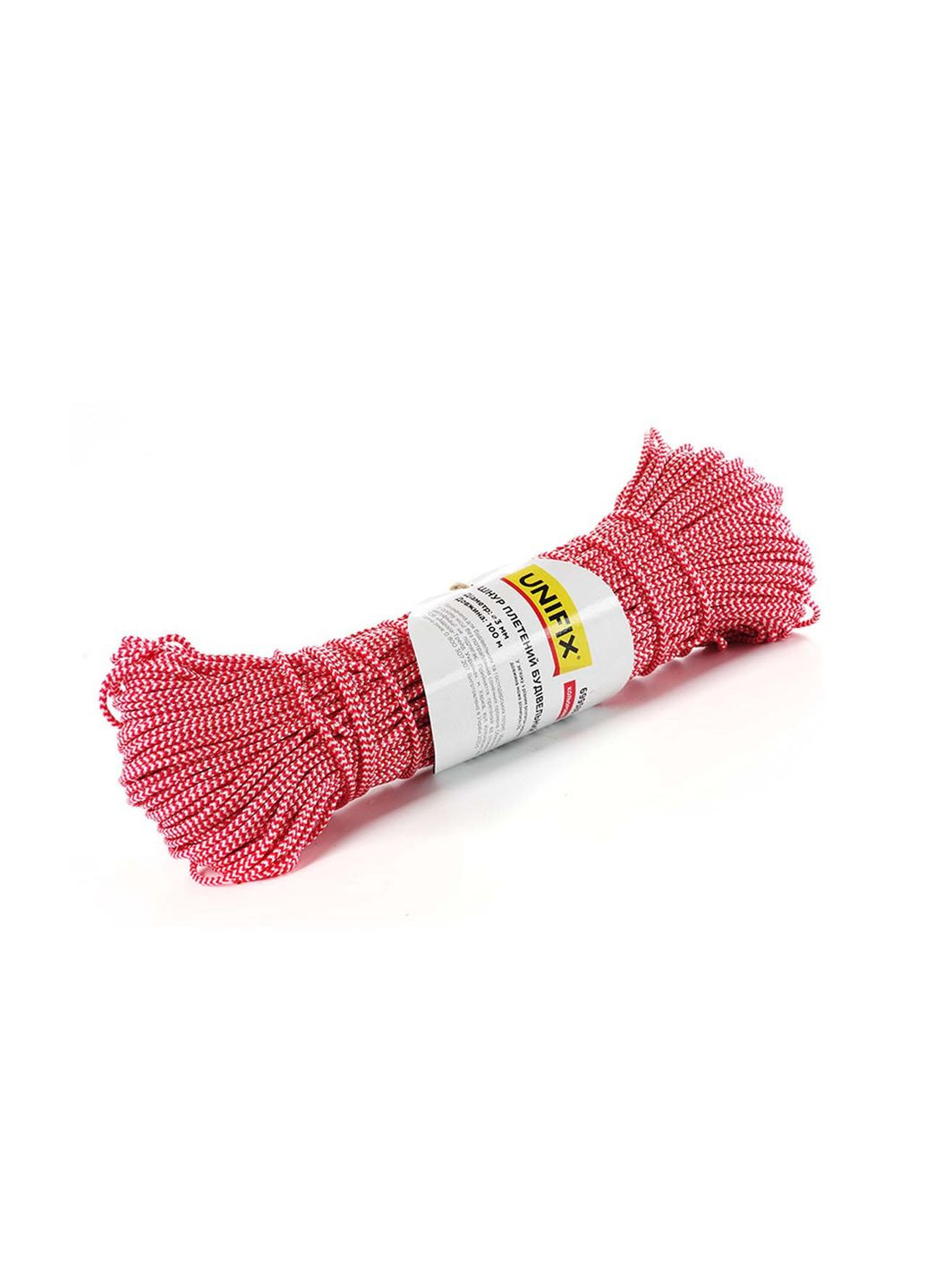 Мотузка плетена будівельна 1,5 мм міцна з поліпропілену для ремонту 100 м Unifix (332986385)