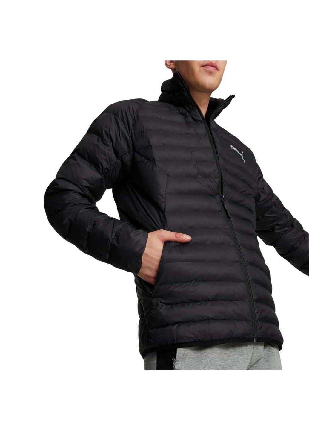 Черная демисезонная куртка мужская Puma