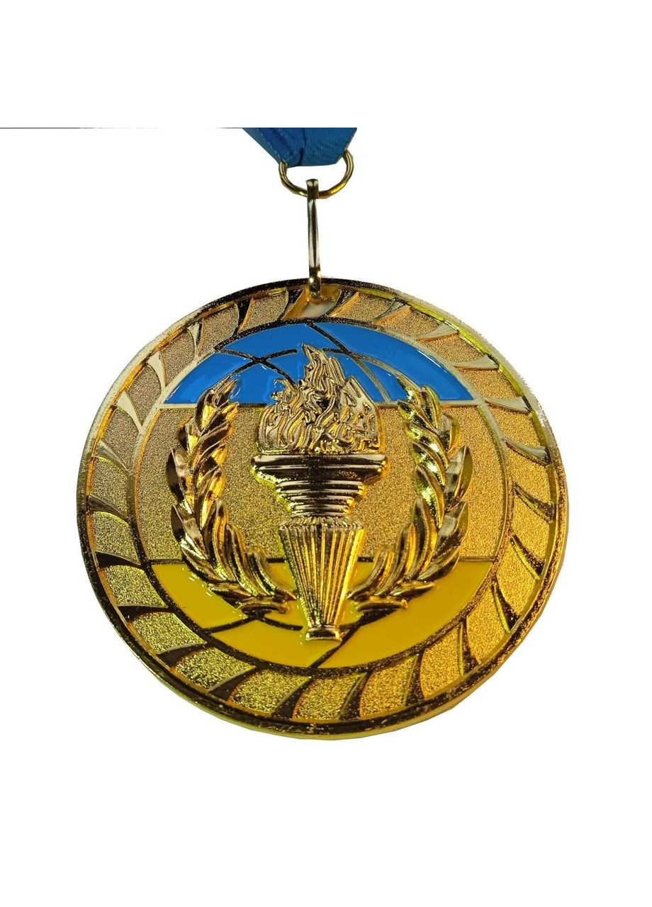 Медаль спортивная 6,5 см с лентой за I место J2601G () SNS (316141221)